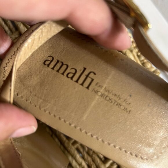 AMALFI Exclusively for Nordstrom, Beige 8B, square heel,slingback pump shoe - Picture 15 of 15